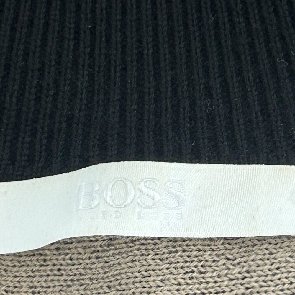 Hugo Boss Black Tan Reversible Poncho 100% Wool READ - Picture 4 of 13